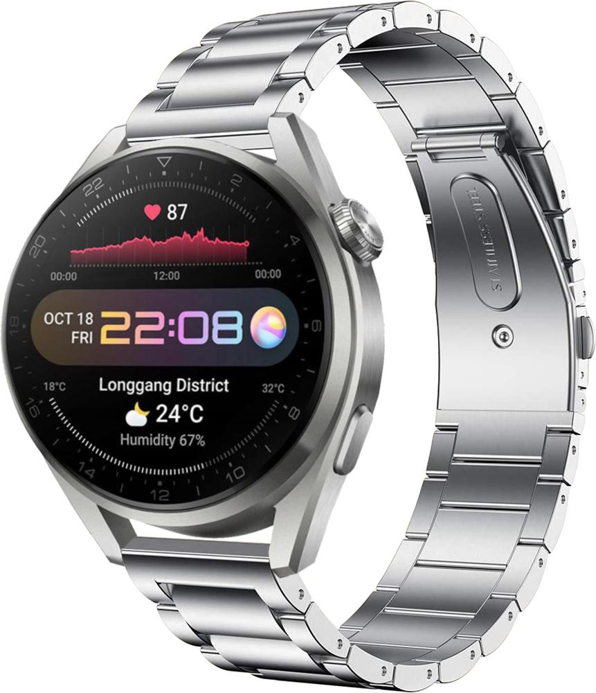 Браслет металлический Shape для Huawei Watch 3 Pro Silver (25282-59)
