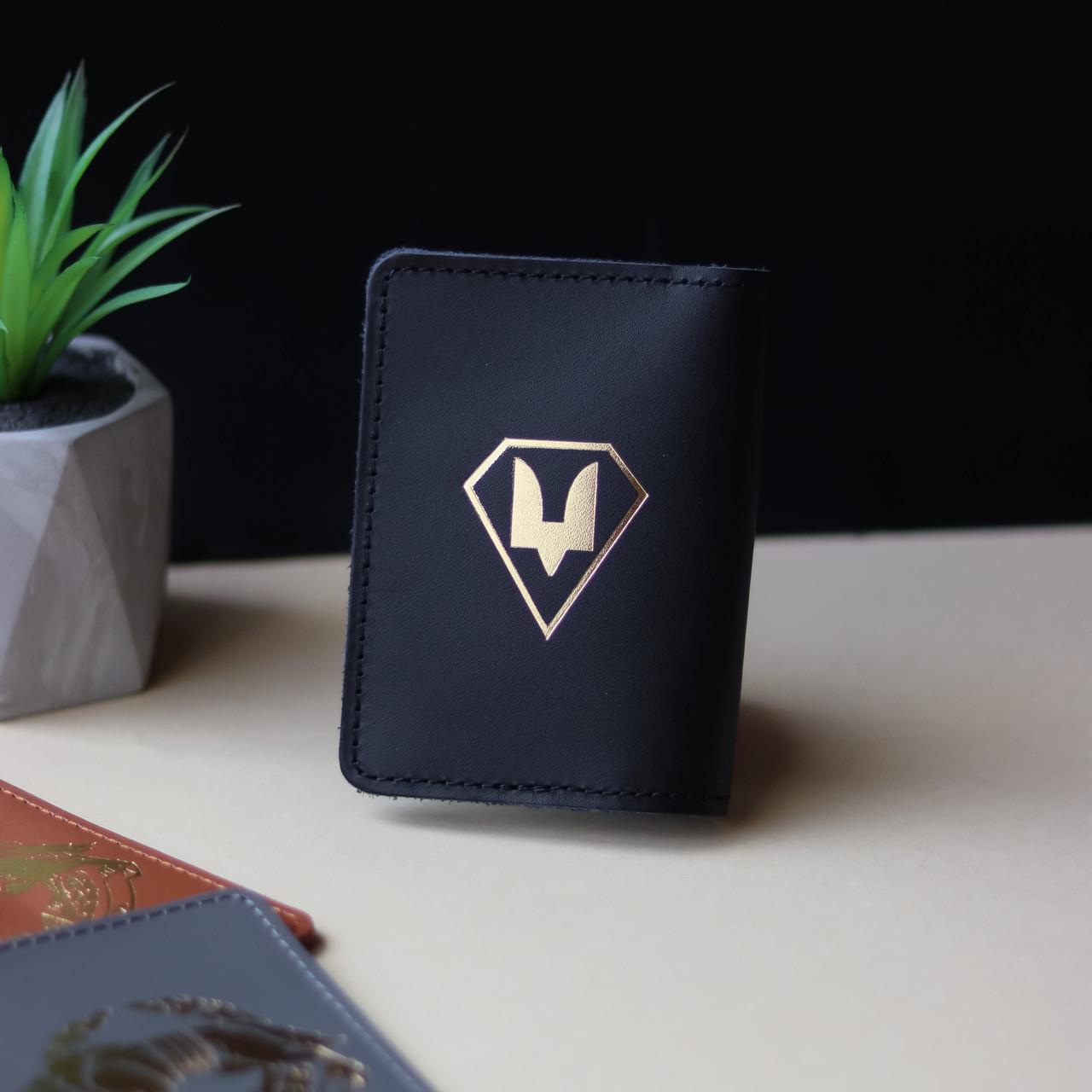 Обкладинка для паспорта ССО Чорний/Золотий (2050742765) - фото 5 Обкладинка для паспорта ССО Чорний/Золотий (2050742765) - фото 5