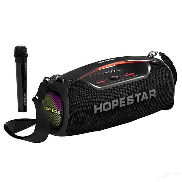 Портативная колонка HOPESTAR A60 с микрофоном 100 Вт TWS AUX/TF/USB 8 Аh