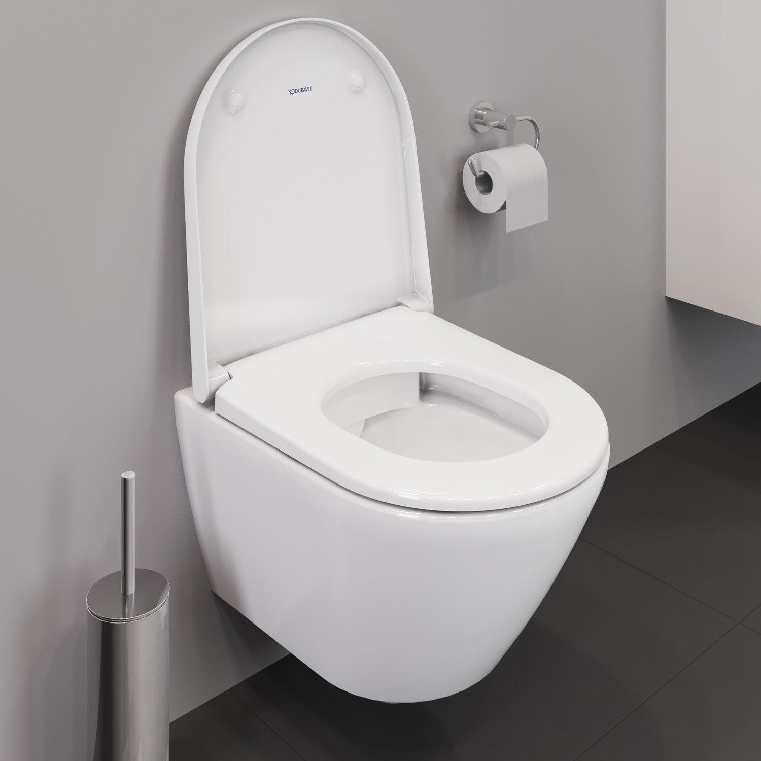 Унитаз подвесной DURAVIT D-Neo 45880900A1 безободковый с сиденьем с микролифтом (226679) - фото 5 Унитаз подвесной DURAVIT D-Neo 45880900A1 безободковый с сиденьем с микролифтом (226679) - фото 5
