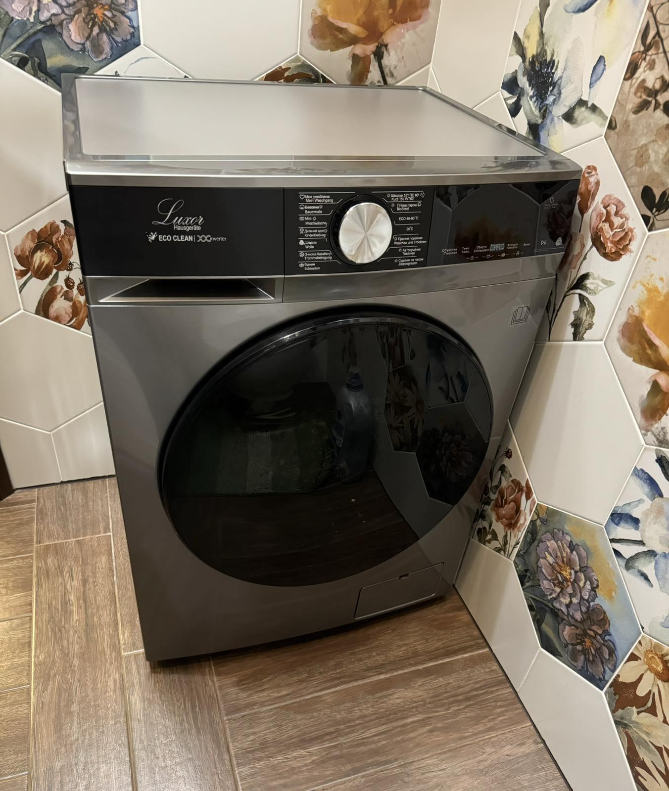 Стиральная машина с сушкой узкая Luxor Wäschetrockner 5947 Max 8 eng Silver Titan EU/смеситель для питьевой воды (24170450) - фото 8 Стиральная машина с сушкой узкая Luxor Wäschetrockner 5947 Max 8 eng Silver Titan EU/смеситель для питьевой воды (24170450) - фото 8