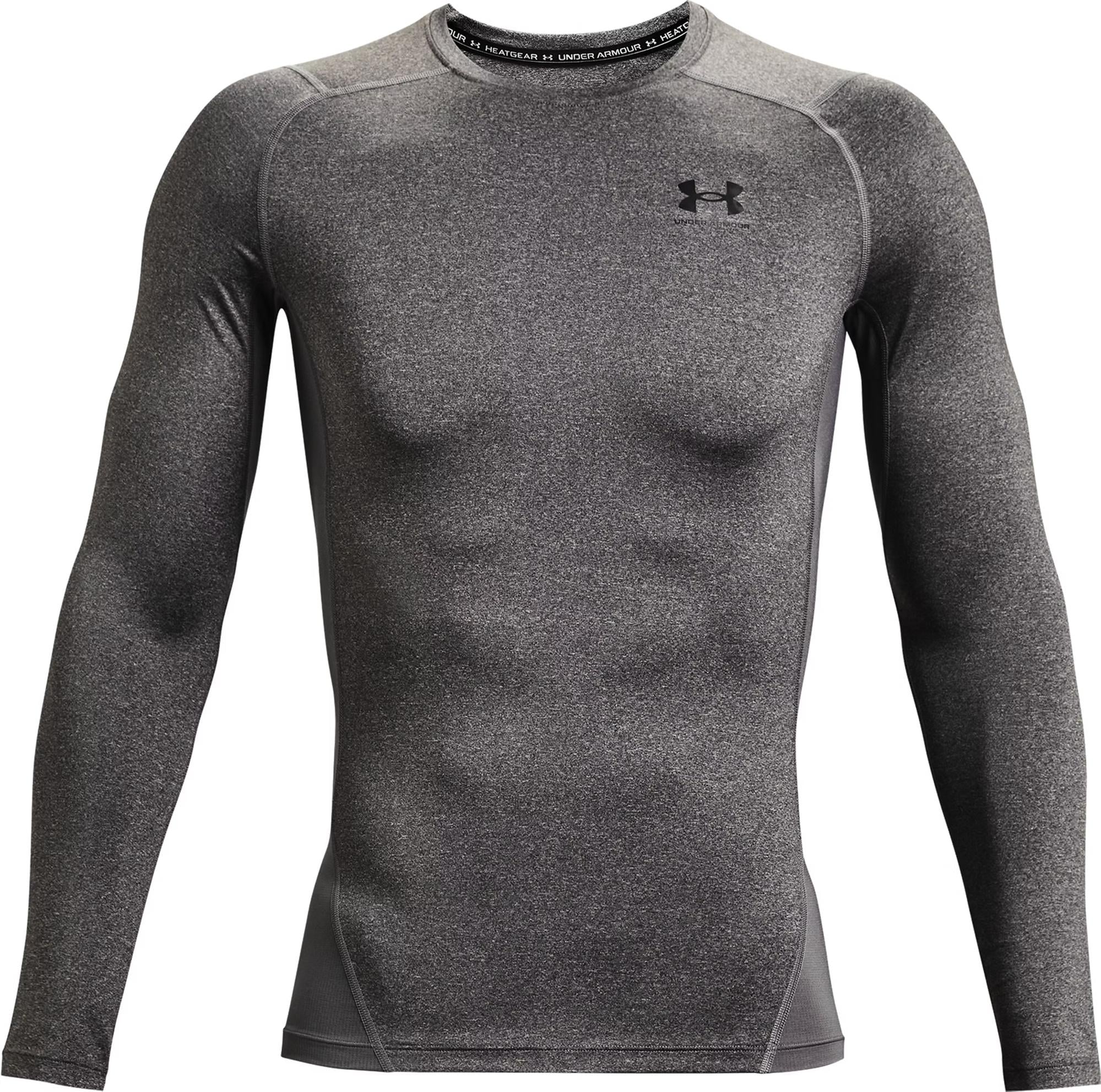 Лонгслів компресійний Under Armour HEATGEAR LONG SLEEVE L Сірий (1361524-090)