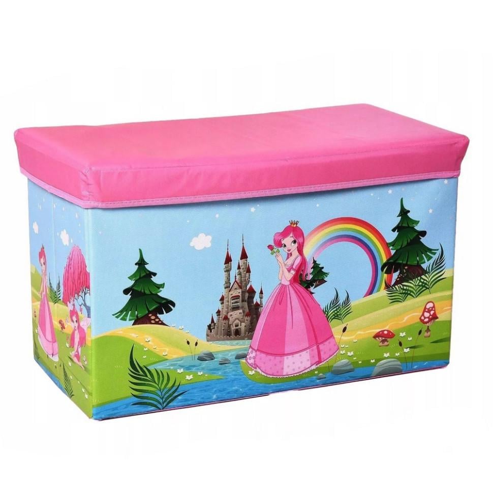 Пуф-кошечка для игрушек Metr+ Принцесса 61х31х35 см Розовый (KY-157-Y-18) Пуф-кошечка для игрушек Metr+ Принцесса 61х31х35 см Розовый (KY-157-Y-18)