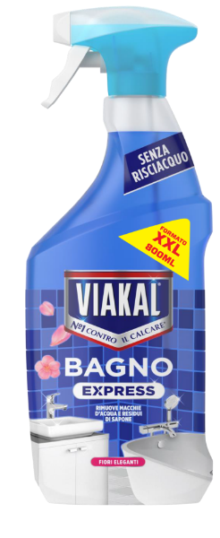 Засіб для ванної Viakal BAGNO Spray Fiori проти вапняного та мильного нальоту 800 мл (8700216906098)