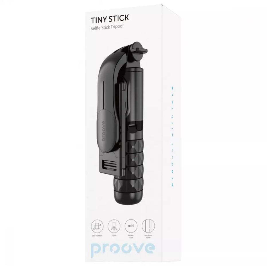 Трипод Proove Tiny Stick Selfie Stick Tripod Bluetooth Black (000003879) - фото 10