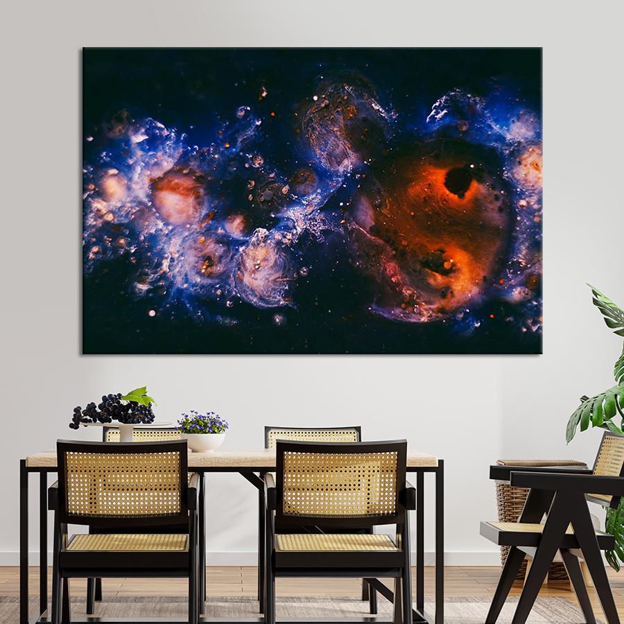 Картина космос космос в космосе 80x54 см (A1300-1)