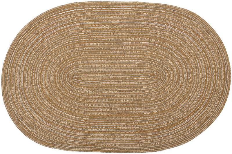 Коврики сервировочные 12 шт. Casual Beg Oval 31х4,6 см Бежевый