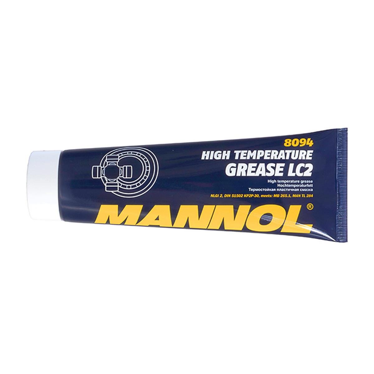 Смазка пластичная Mannol 8094 LC-2 HIGH TEMPERATURE GREASE высокотемпературная 230 г (1137355170)