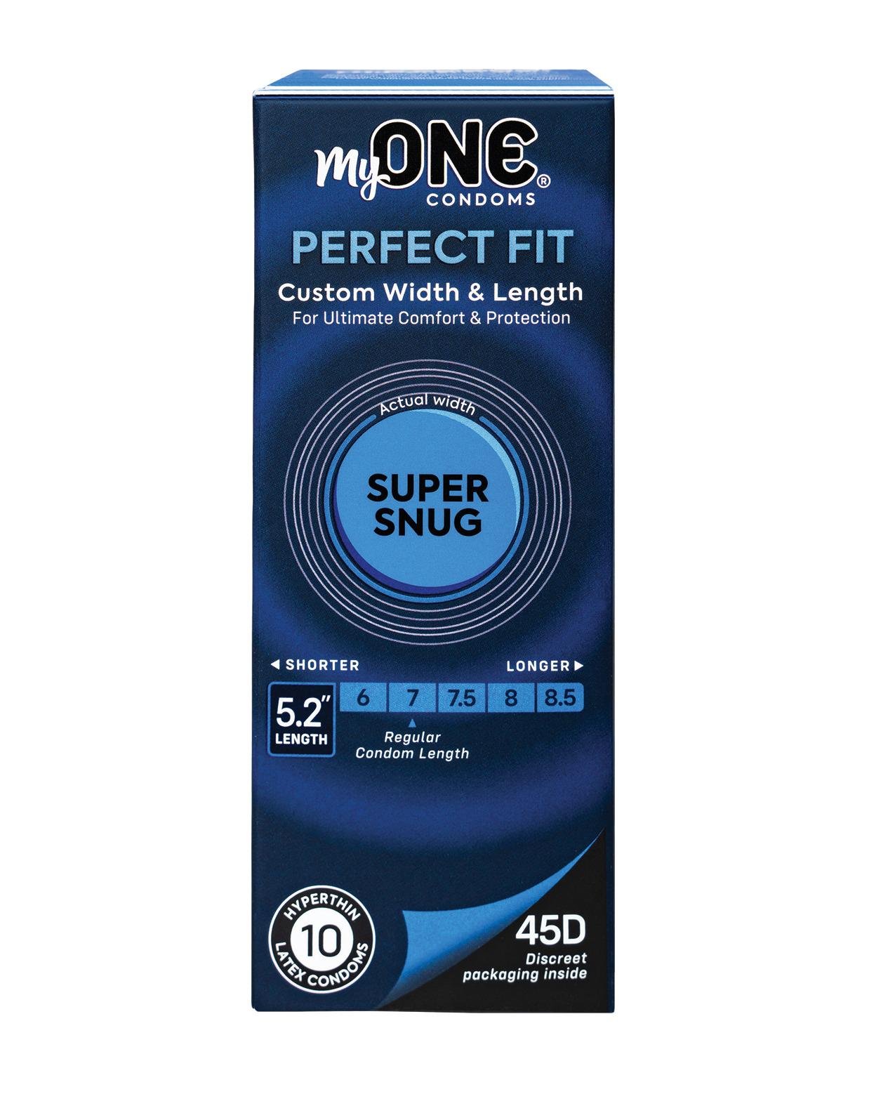 Презервативы MyONE Super Snug Размер 45Д 10 шт. (myt45d-10C)