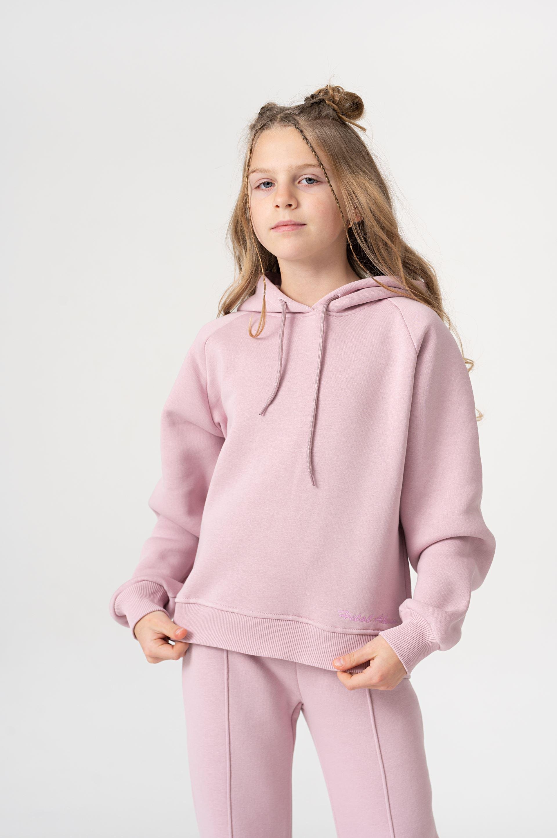 Костюм на флісі з штанами палаццо Yumster YN.22.25.007 152 см Пудровий - фото 9