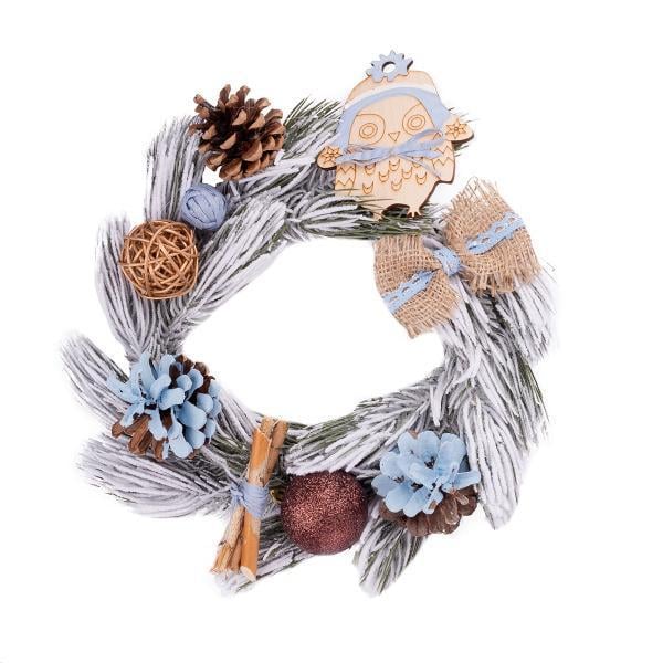 Венок з декором Novogod’Ko Норвежская сказка 15 см (904491)