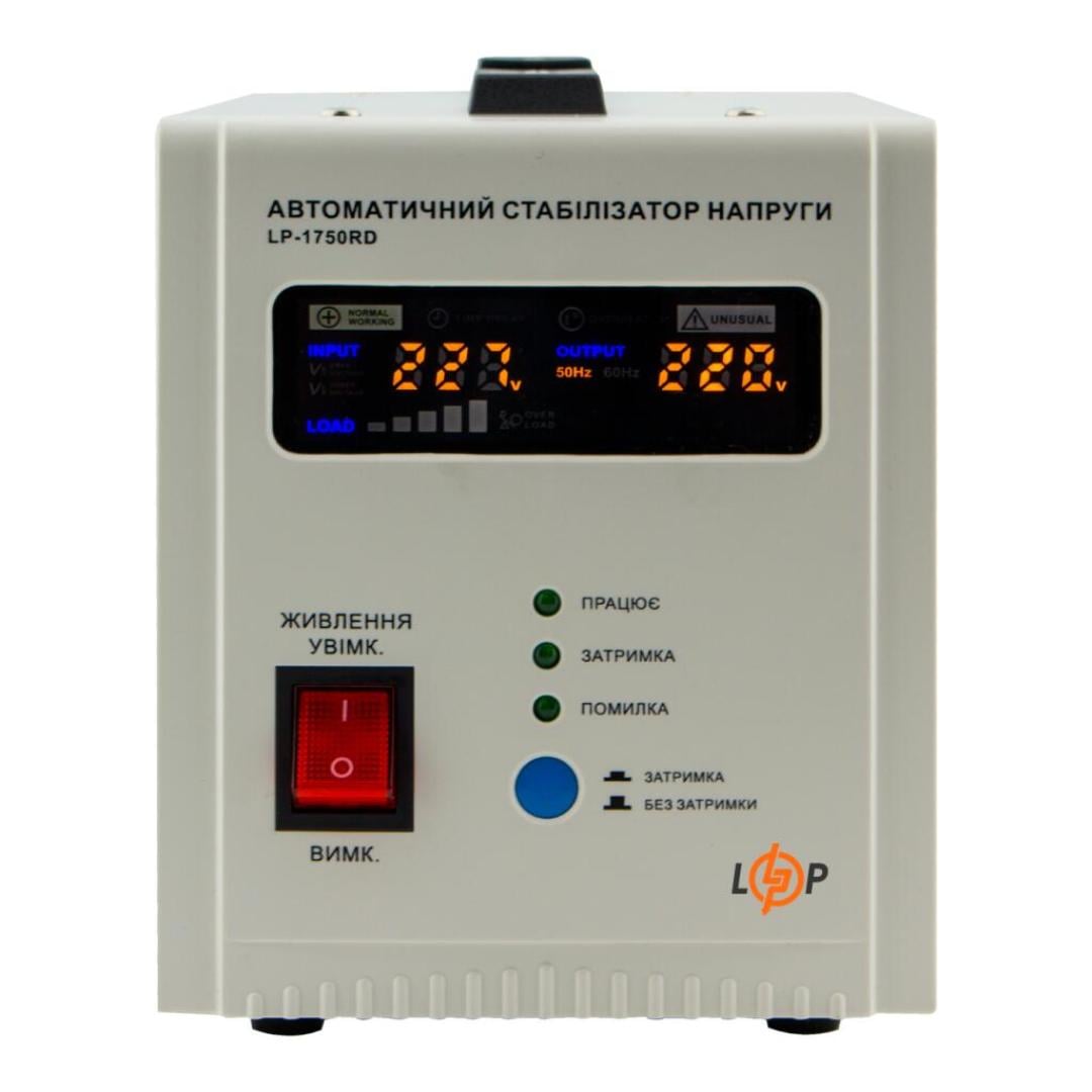 Стабілізатор напруги LogicPower LP-1750RD EU LP (33359435) Стабілізатор напруги LogicPower LP-1750RD EU LP (33359435)