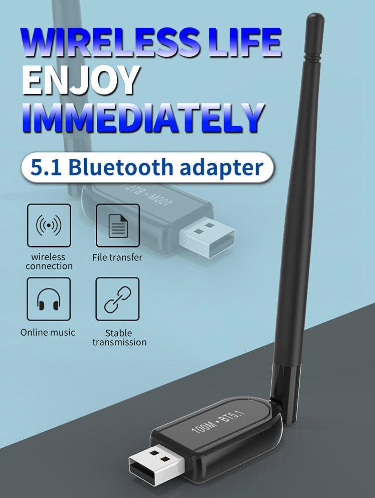 Адаптер Erston Bluetooth 5.1 с антенной - фото 5