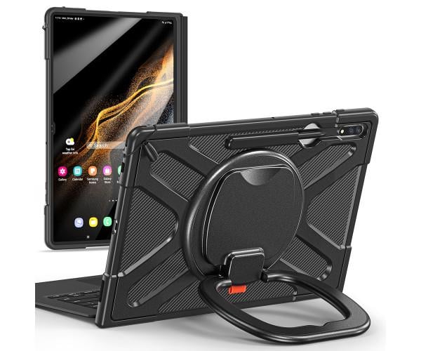 Чехол противоударный Pirate King Rotating Bracelet для Samsung Galaxy Tab S8 Ultra Серый