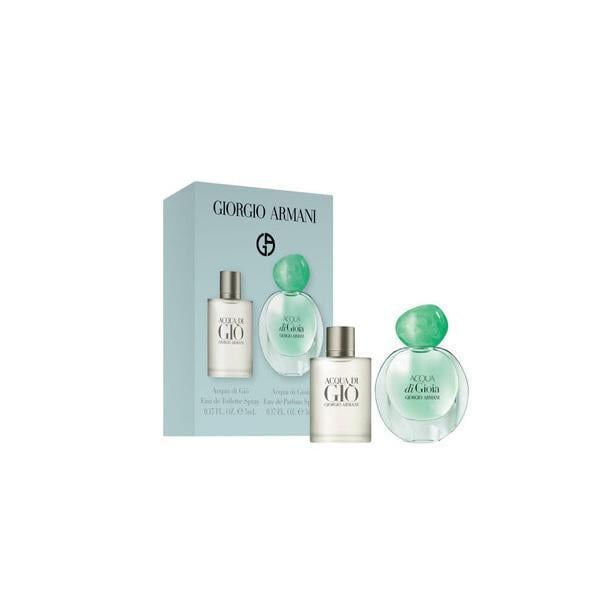 Набір Giorgio Armani Acqua Di Gioia парфумована вода Міні для жінок 5 мл/Acqua Di Gio туалетна вода міні для чоловіків 5 мл (403040) Набір Giorgio Armani Acqua Di Gioia парфумована вода Міні для жінок 5 мл/Acqua Di Gio туалетна вода міні для чоловіків 5 мл (403040)