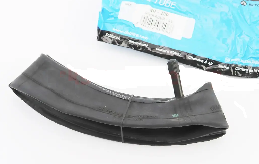 Велокамера Deli AV с прямым ниппелем на детскую коляску 230x60 мм (401389)