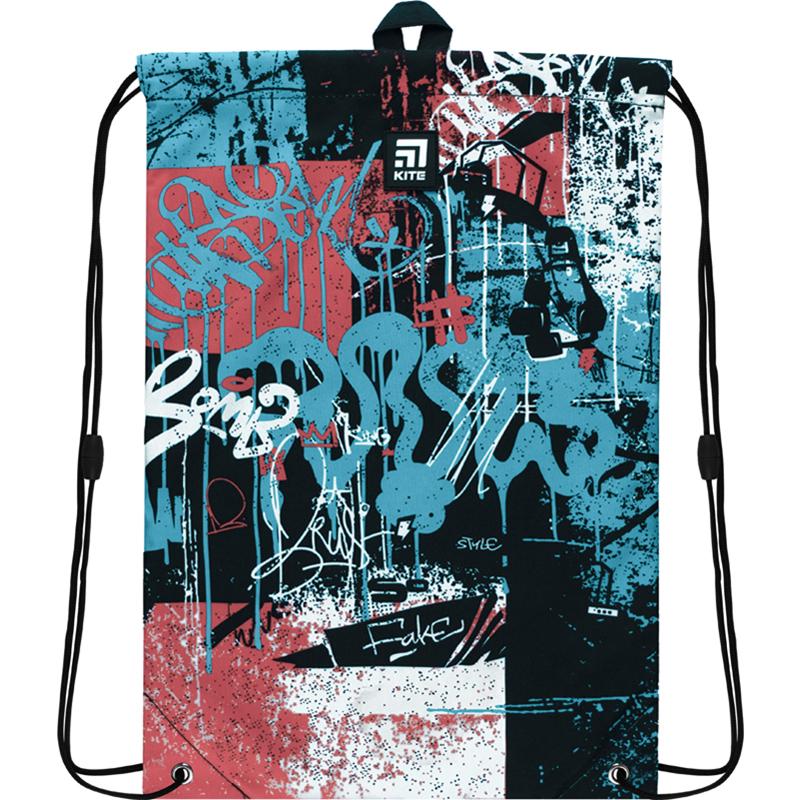 Сумка для обуви KITE Education Street Style 46x33 см Черный (K22-600M-14)