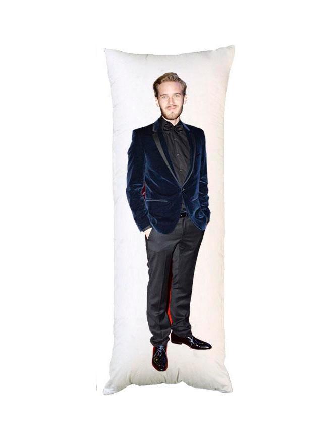 Подушка дакимакура Felix Kjellberg a.k.a. PewDiePie декоративная ростовая для обнимания двусторонняя 60x200 см (1834034192)