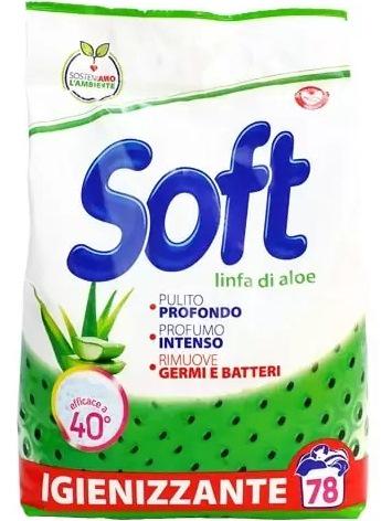 Стиральный порошок Soft Linfa di Аloe 3.9 кг 78 циклов стирки