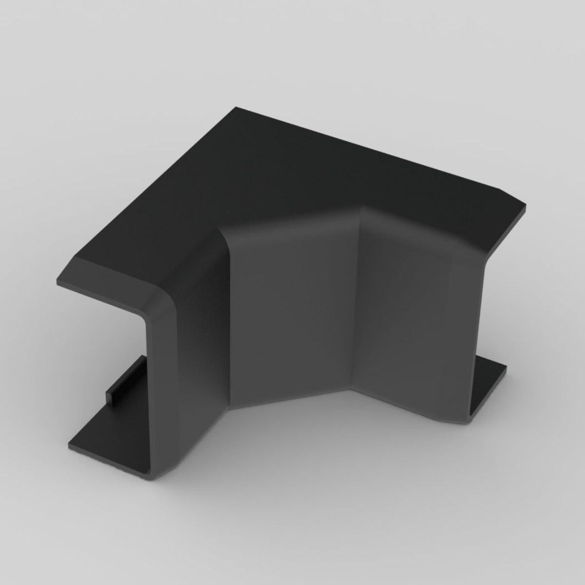 Угол внутренний KOPOS для короба LHD 20x10 мм ПВХ Черный (8925_FB)