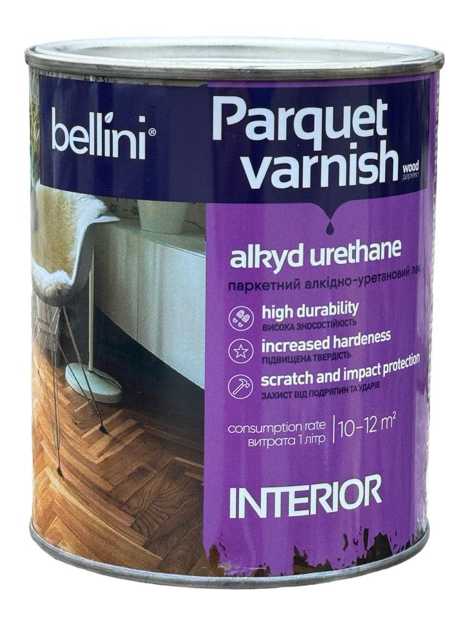 Лак паркетный BELLINI алкидно-уретановый 0.75 л (31641320)