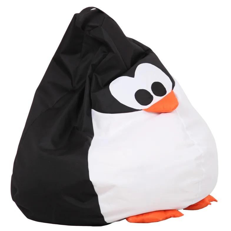 Крісло мішок Пінгвін 80х100 см Чорний (31252-Нов) - фото 2 Крісло мішок Пінгвін 80х100 см Чорний (31252-Нов) - фото 2