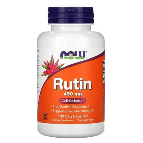 Витамин P NOW Rutin 450 мг 100 Veg Capsules (NOW-00735)