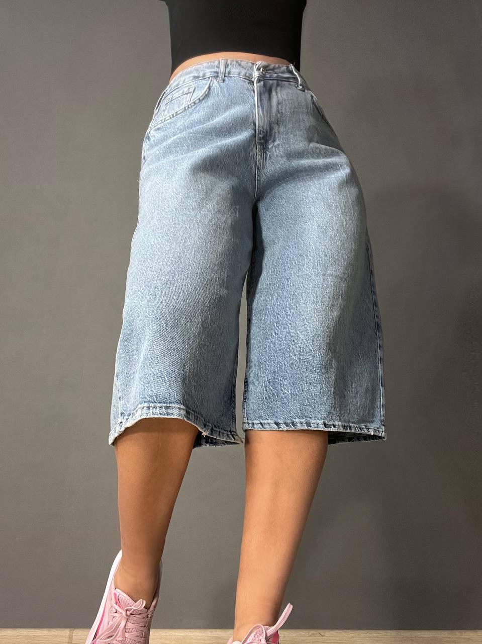Шорты женские джинсовые LIUZIN 1456 удлиненные бермуды р. 29 Голубой (4068) - фото 4 Шорты женские джинсовые LIUZIN 1456 удлиненные бермуды р. 29 Голубой (4068) - фото 4