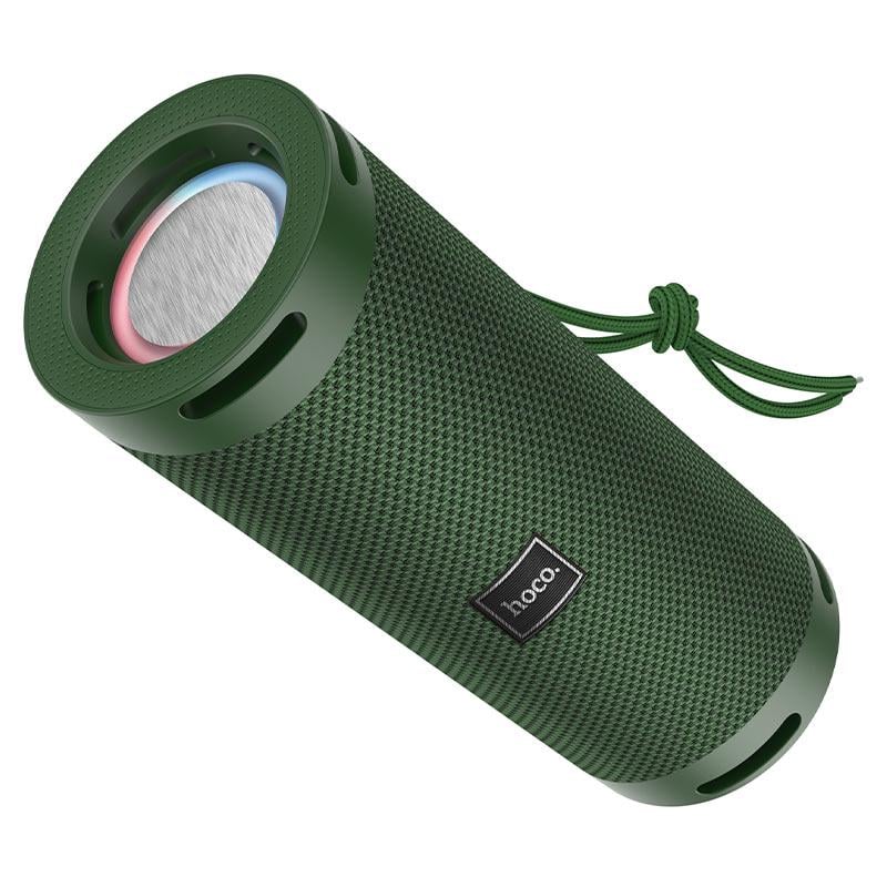 Колонка портативна Bluetooth Hoco HC9 Dazzling pulse sports BT speaker Dark Green - фото 1