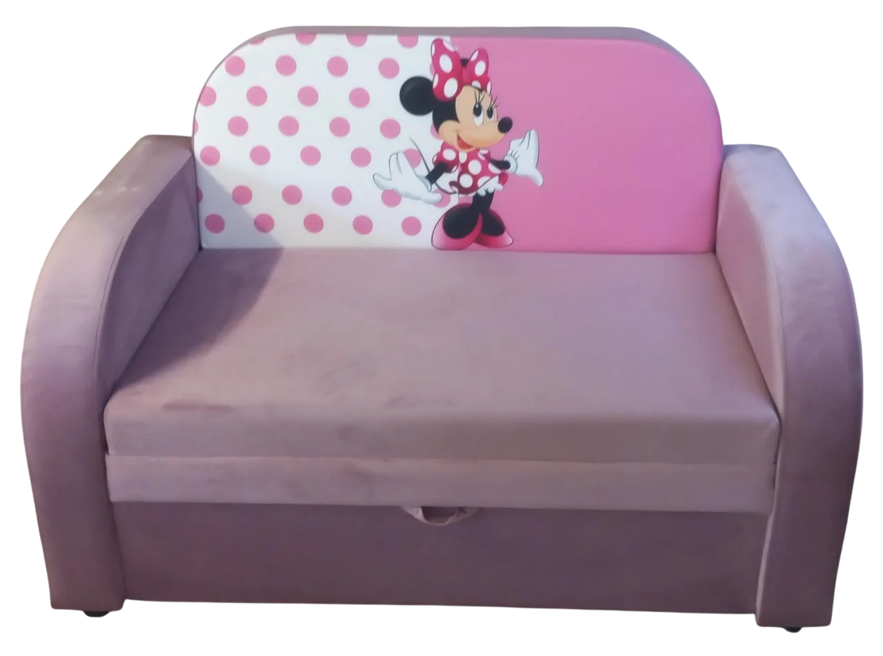 Диван детский 170х100 см Розовый (2207136329)