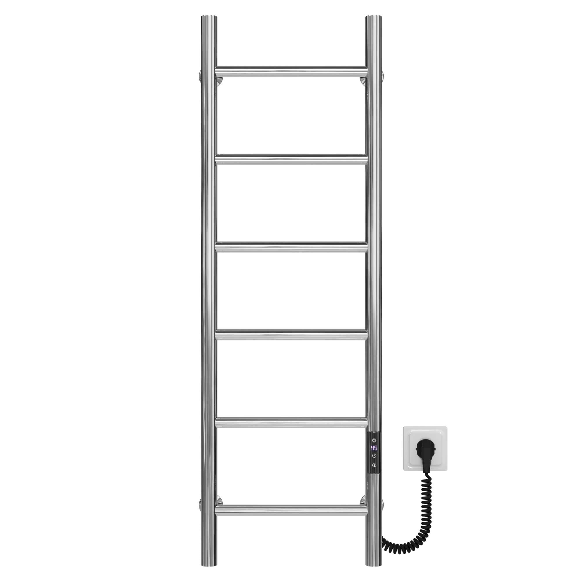 Полотенцесушитель электрический Deffi Орион П6 JD03 правое подключение нержавеющая сталь 400х1000 мм Хром (C.OR.100.40.6.E.C.R.1)