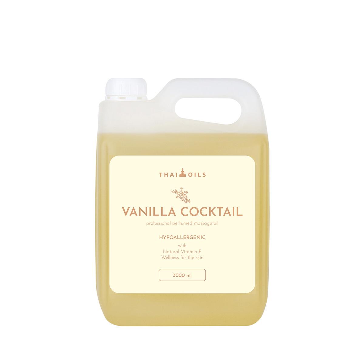 Масажне масло Thai Oils Vanilla Cocktail 3000 мл - фото 1