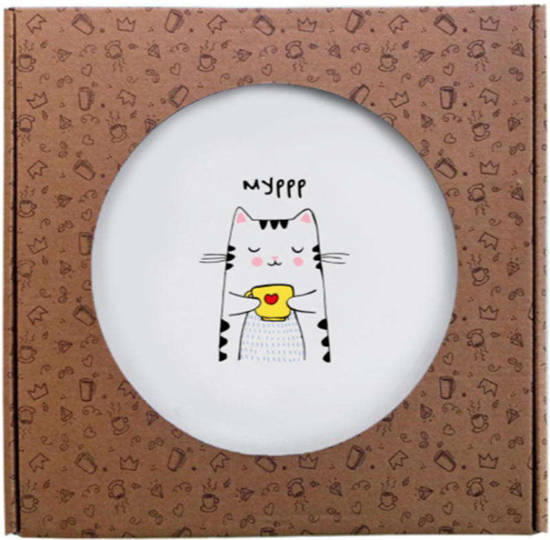 Тарелка КВАРТ "Муррр" стеклокерамика 25 см (1249) - фото 2 Тарелка КВАРТ "Муррр" стеклокерамика 25 см (1249) - фото 2