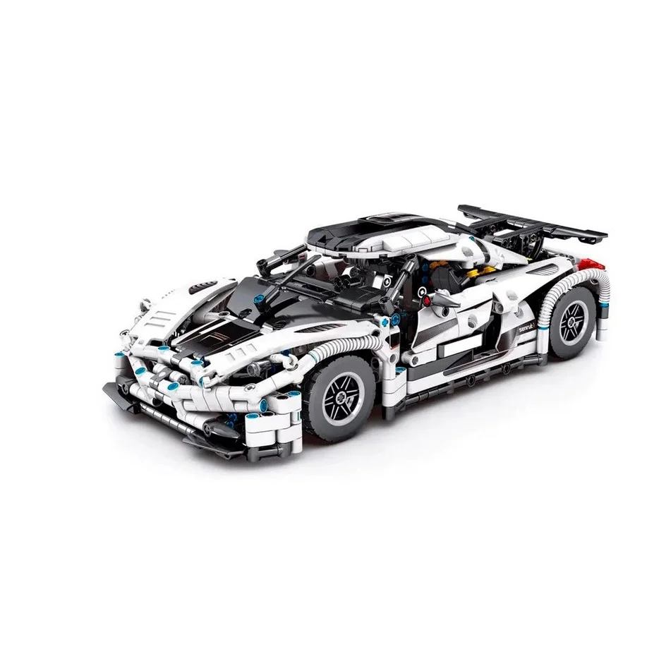 Конструктор дитячий Bambi 8607 Гоночна машина 1275 деталей (RLT28961)