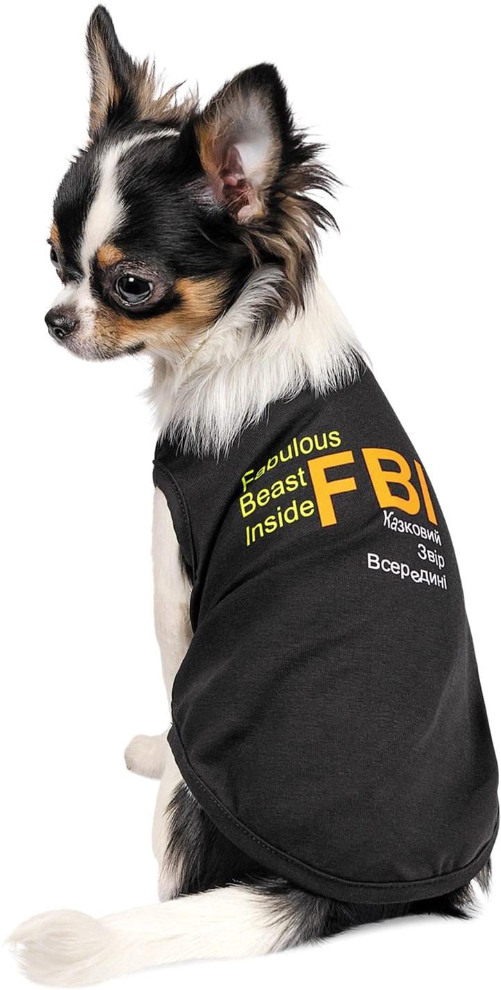 Борцовка для собак Pet Fashion FBI S Черный (4823082420230)