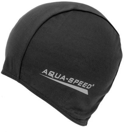 Шапочка для плавания Aqua Speed Polyester Cap 5762 Черный (5908217657626)