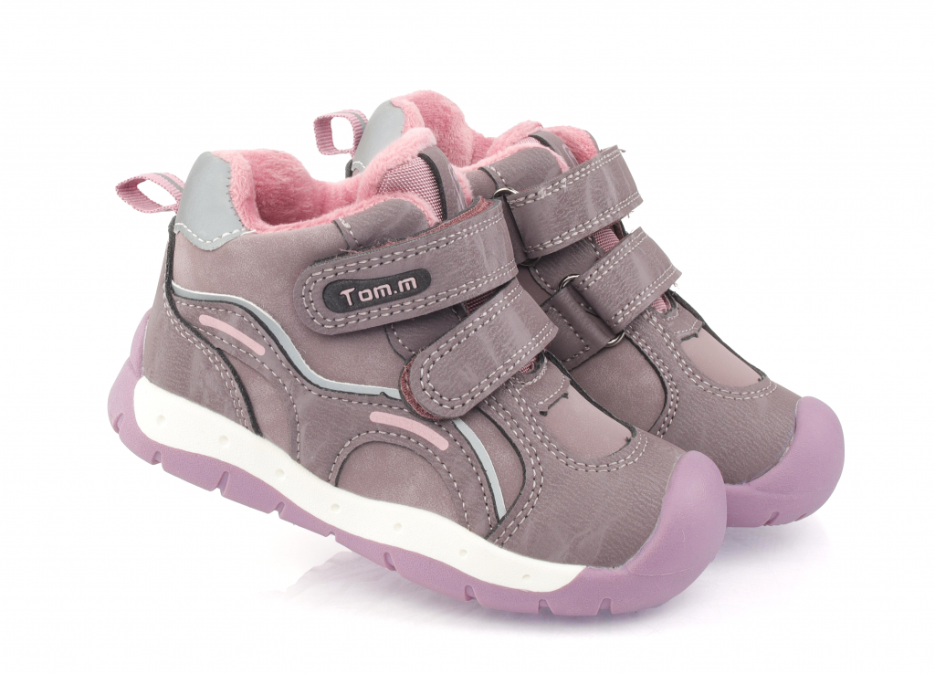 Осенние ботинки для девочек 51098 экокожа р. 24 Сиреневый