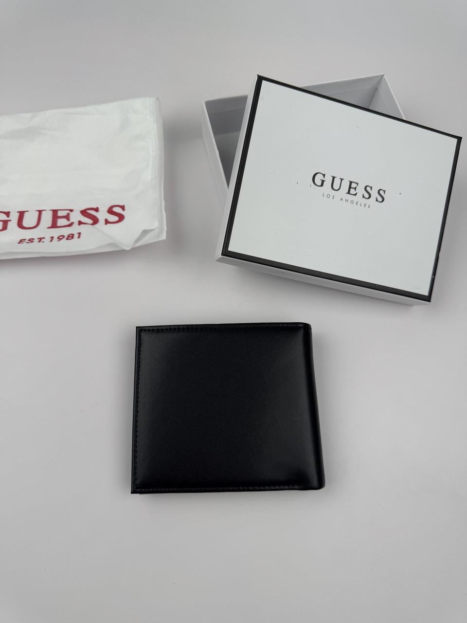 Гаманець Guess чоловічий Чорний - фото 2