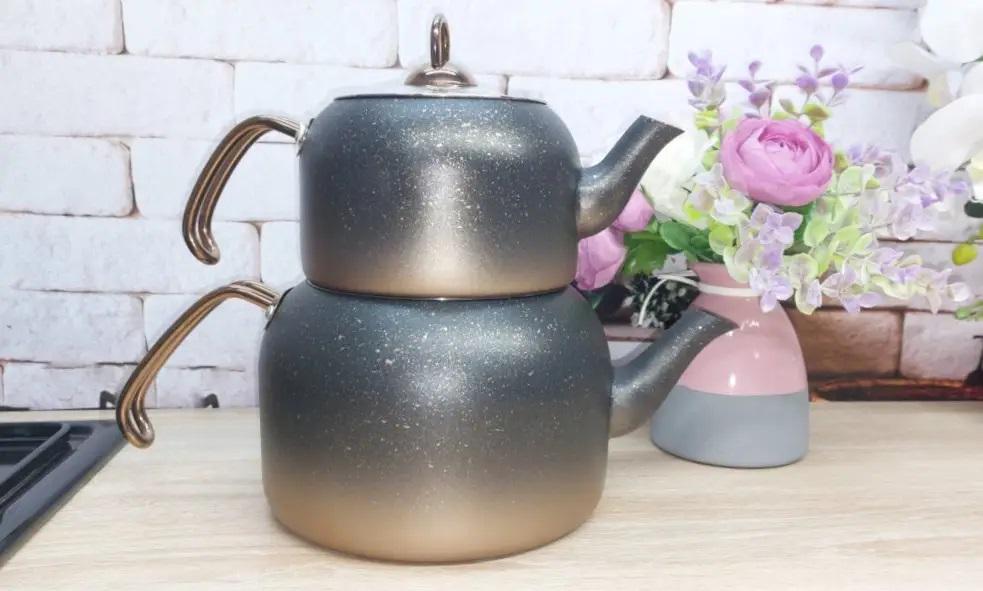 Чайник двухярусный O.M.S. Collection 8250 L 1,2/2,5 л Bronze (86252)