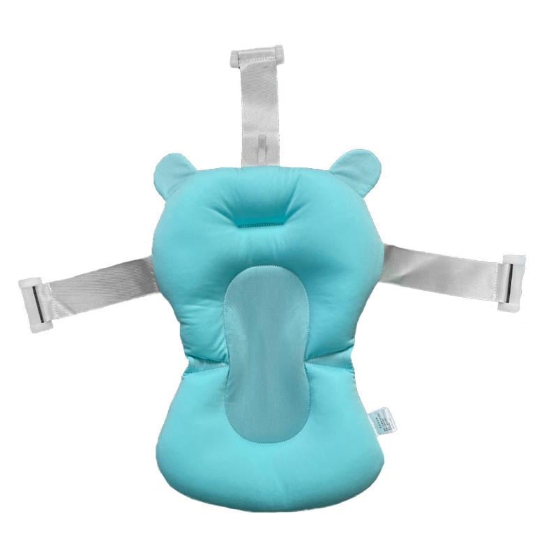 Матрас-коврик для купания ребенка Bestbaby 340 Bears с креплениями Blue (28953416)