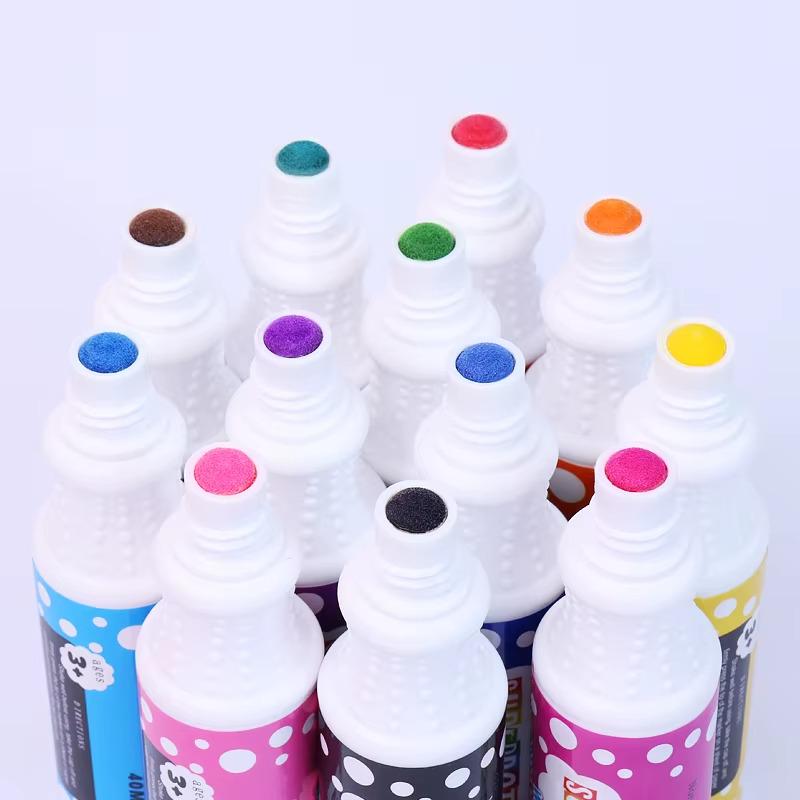 Маркери пальчикові DOT для творчості точкові фарби для малювання та живопису на водній основі 12 кольорів - фото 6 Маркери пальчикові DOT для творчості точкові фарби для малювання та живопису на водній основі 12 кольорів - фото 6