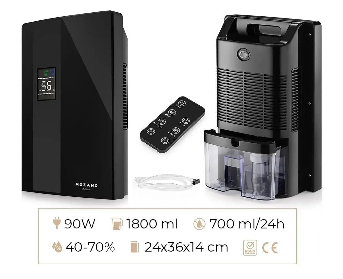 Осушувач повітря Mozano Dry Comfort 90 40 кв/м з дисплеєм та пультом - фото 8 Осушувач повітря Mozano Dry Comfort 90 40 кв/м з дисплеєм та пультом - фото 8