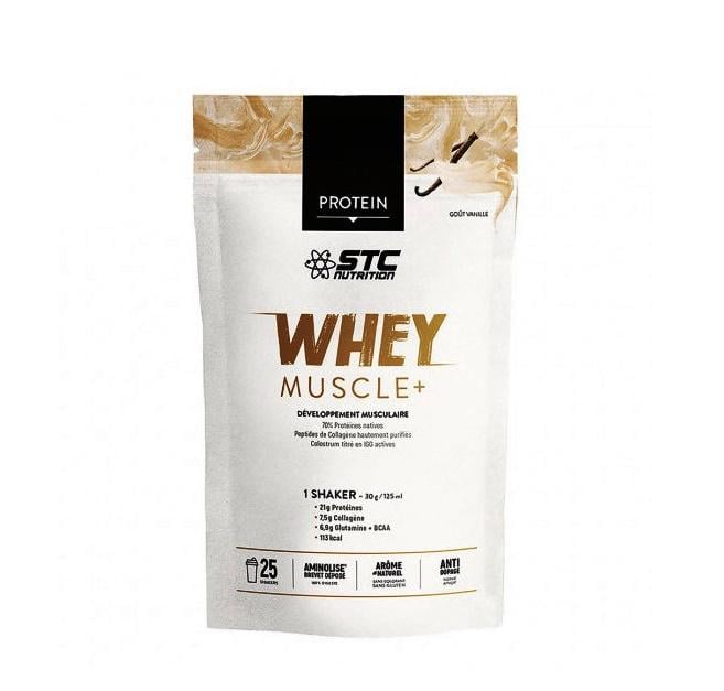 Протеин STC NUTRITION WHEY MUSCLE+ PROTEIN 750 g /25 servings/ Vanilla