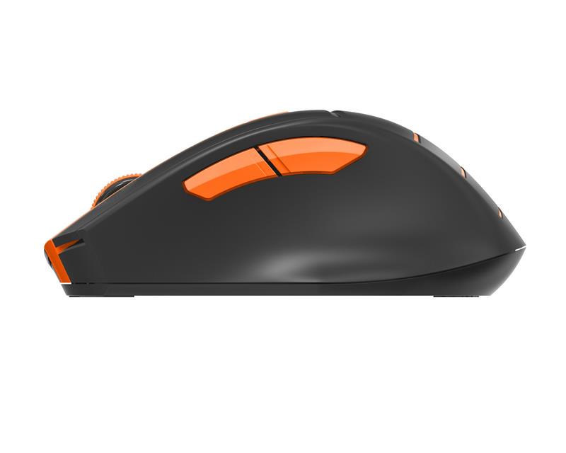 Компьютерная мышка беспроводная A4Tech FG30S Black/Orange (26448696) - фото 3