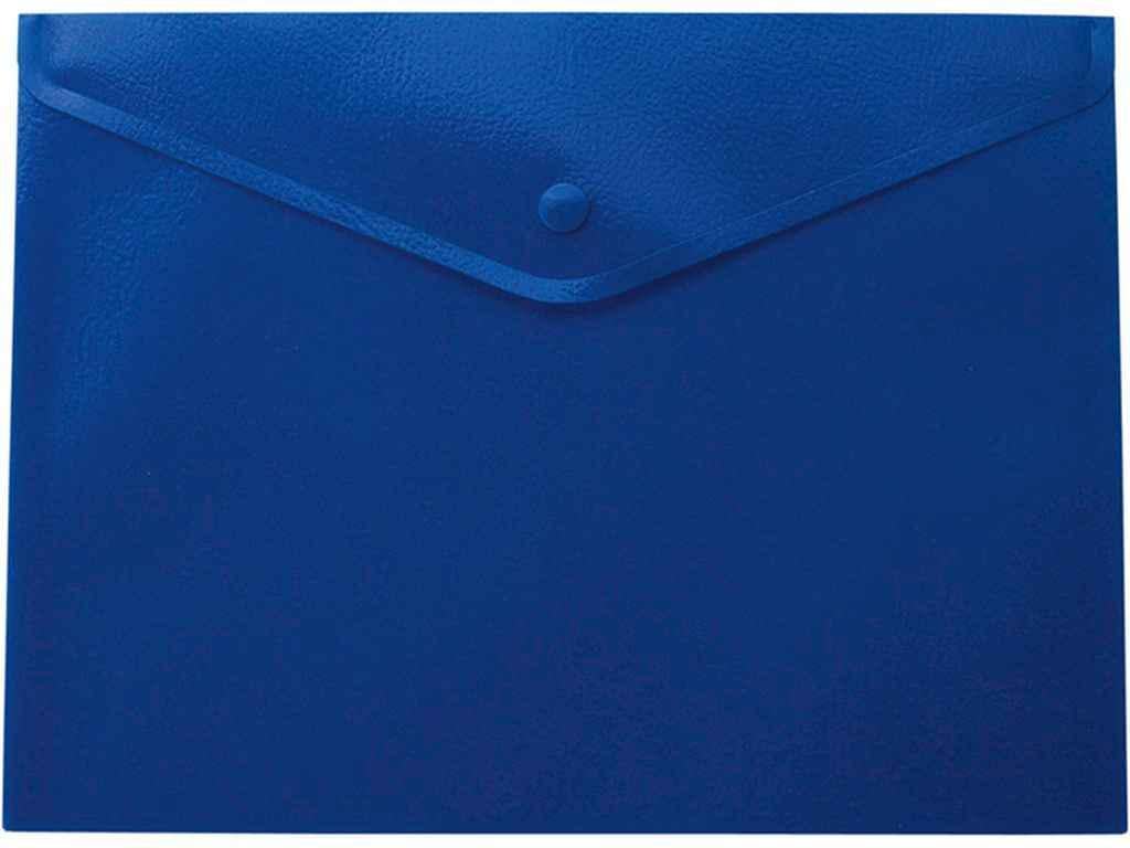 Папка-конверт Buromax А5 на кнопке матовая Синий (BM.3935-02)