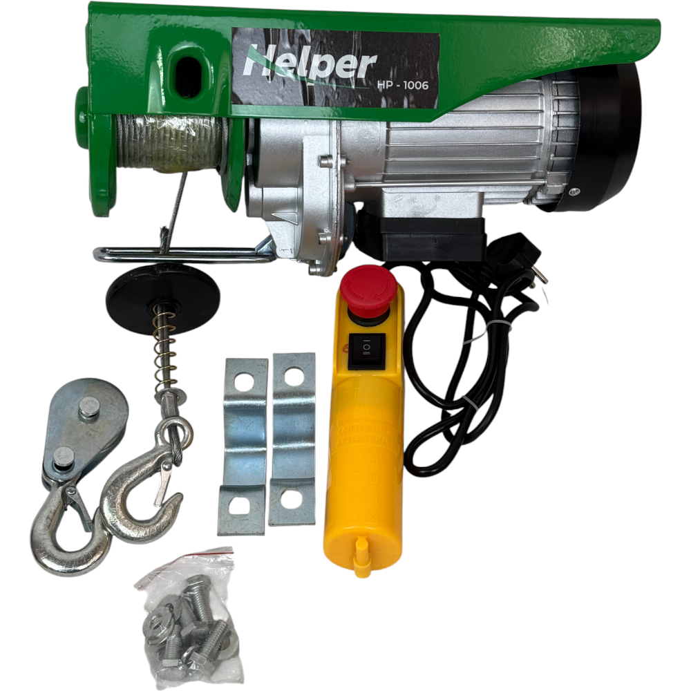 Электролебедка подъемник Helper HP-1006 300/600 кг 12 м