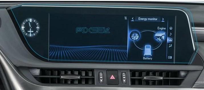 Защитное стекло Pixsel гибридное матовое на монитор Lexus ES 17,9" 2019-2021