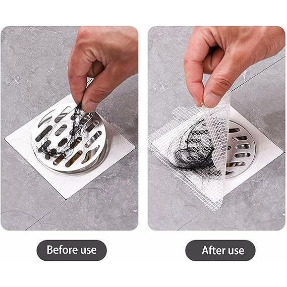 Самоклеючий фільтр-сітка для зливу у ванній/душі/раковині одноразовий 10 шт. Сірий (2610823787) - фото 8 Самоклеючий фільтр-сітка для зливу у ванній/душі/раковині одноразовий 10 шт. Сірий (2610823787) - фото 8