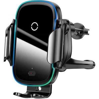 Автотримач для телефону з БЗУ BASEUS Light Electric Black (Т-118) - фото 3 Автотримач для телефону з БЗУ BASEUS Light Electric Black (Т-118) - фото 3