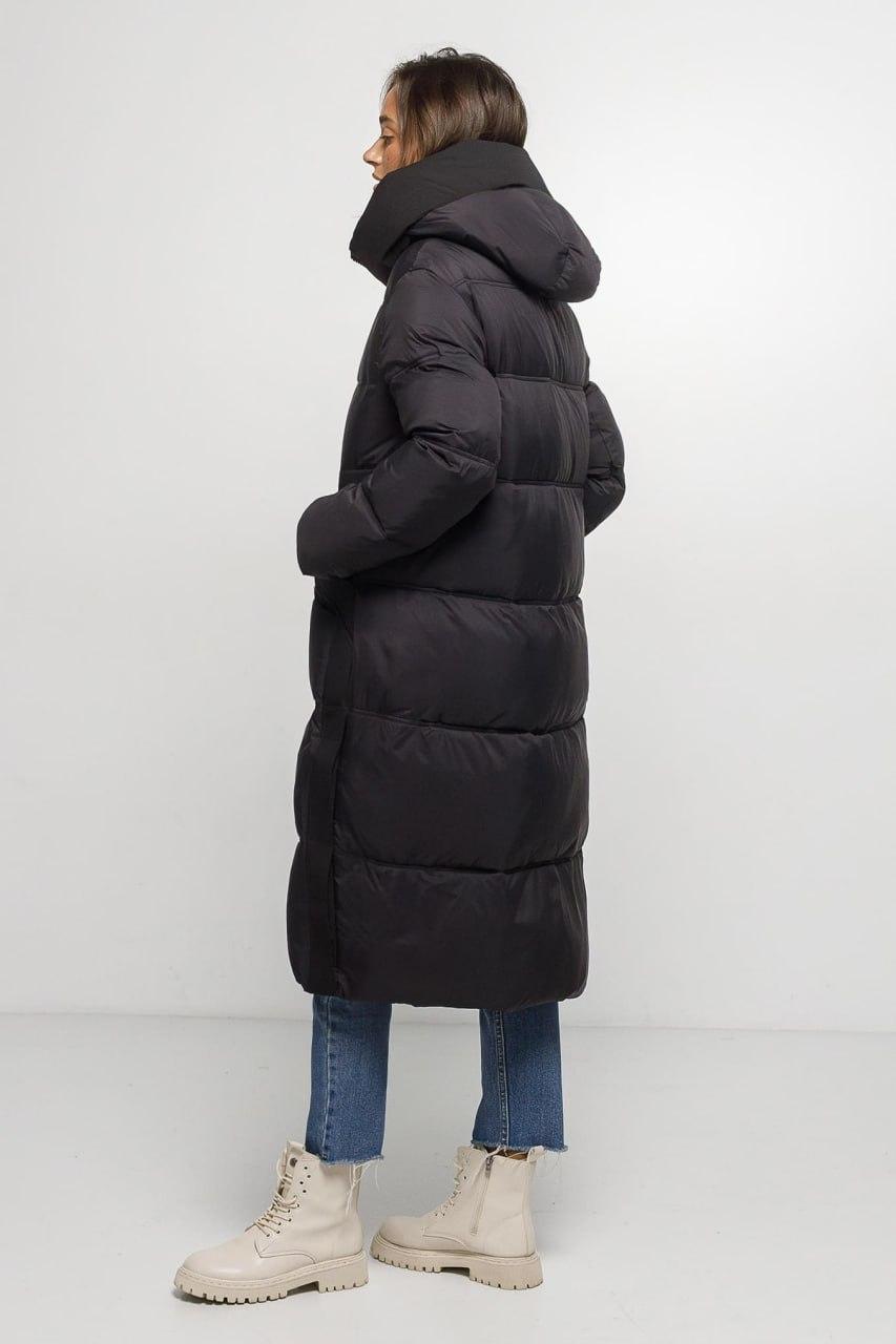 Куртка-пуховик жіноча M Чорний (23352/M) - фото 8 Куртка-пуховик жіноча M Чорний (23352/M) - фото 8